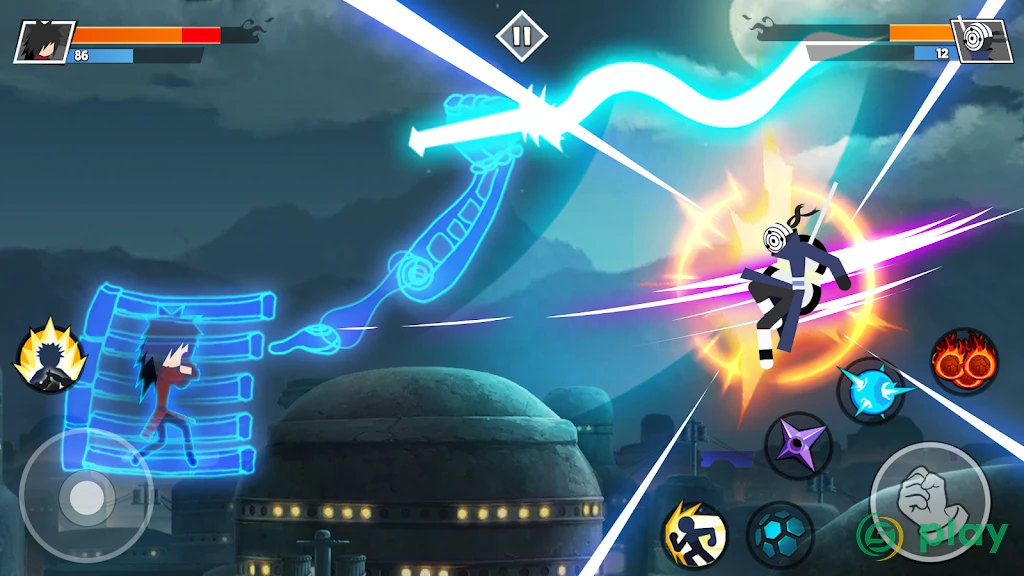 Stickman Shinobi Fighting — скриншот 3