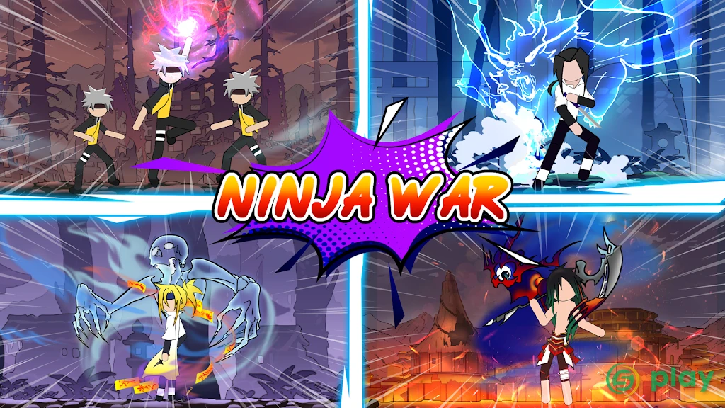 Stickman Shinobi Fighting — скриншот 4