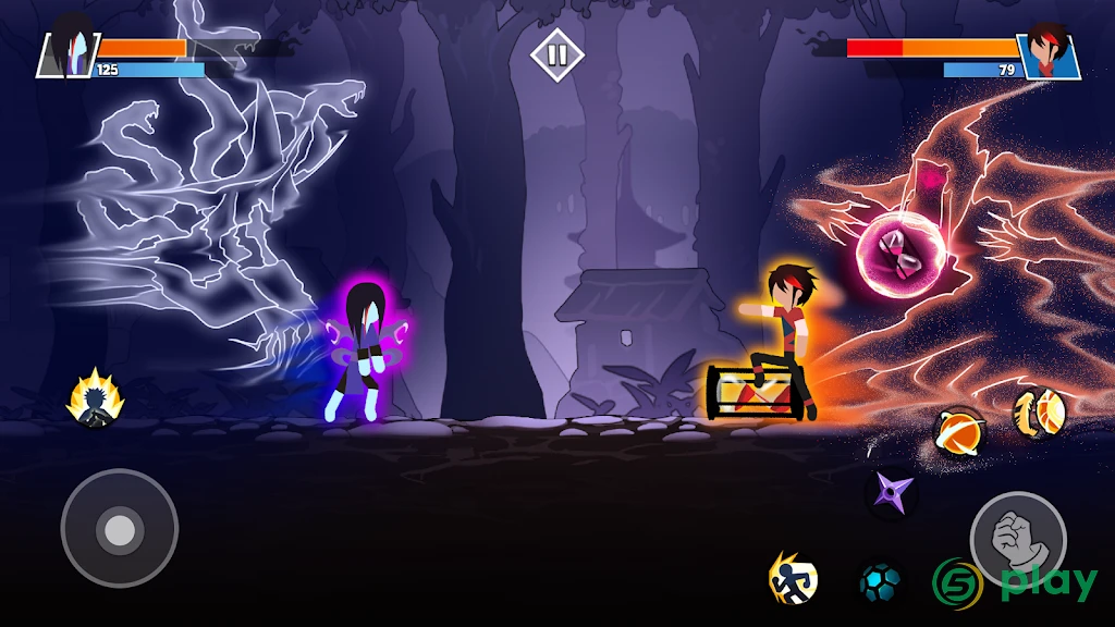 Stickman Shinobi Fighting — скриншот 5