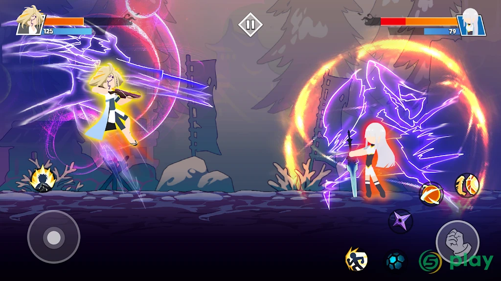 Stickman Shinobi Fighting — скриншот 6