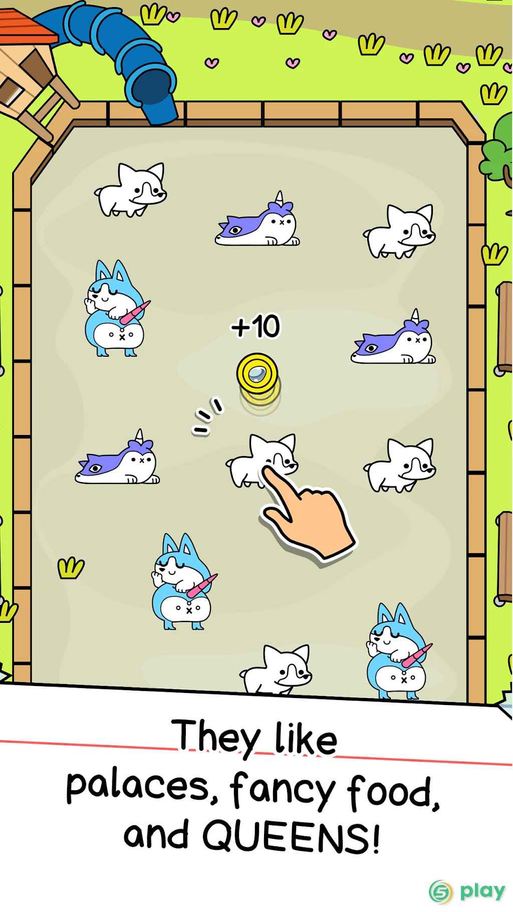 Corgi Evolution - Merge and Create Royal Dogs — скриншот 2