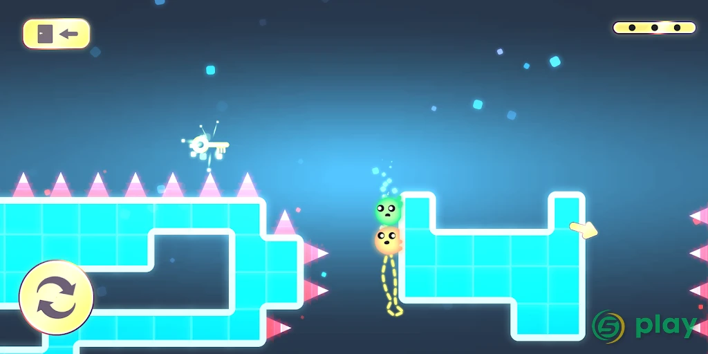 Sticky Climbers: Опасное Приключение — скриншот 1