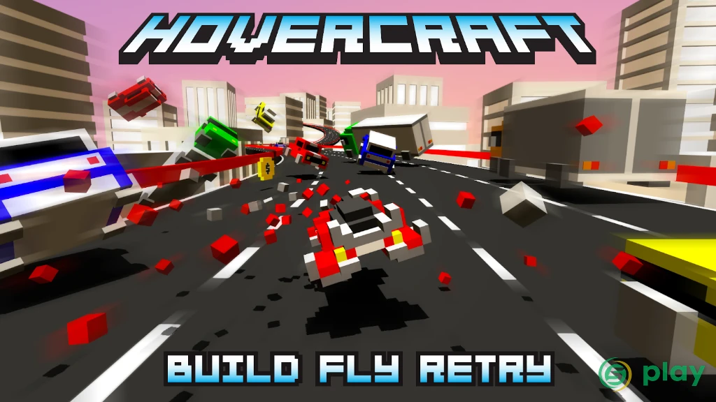 Hovercraft - Build Fly Retry — скриншот 5