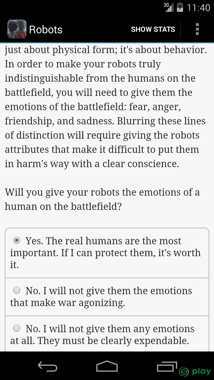 Choice of Robots — скриншот 4