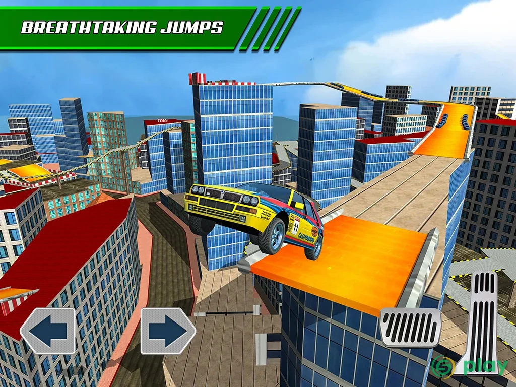 Roof Jumping Car Parking Games — скриншот 12