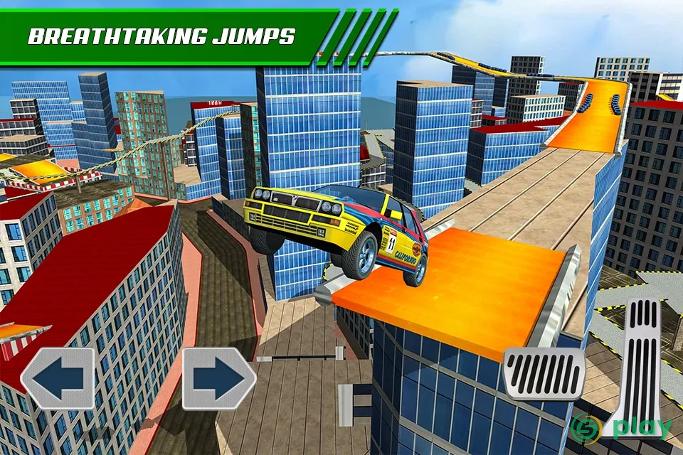 Roof Jumping Car Parking Games — скриншот 2