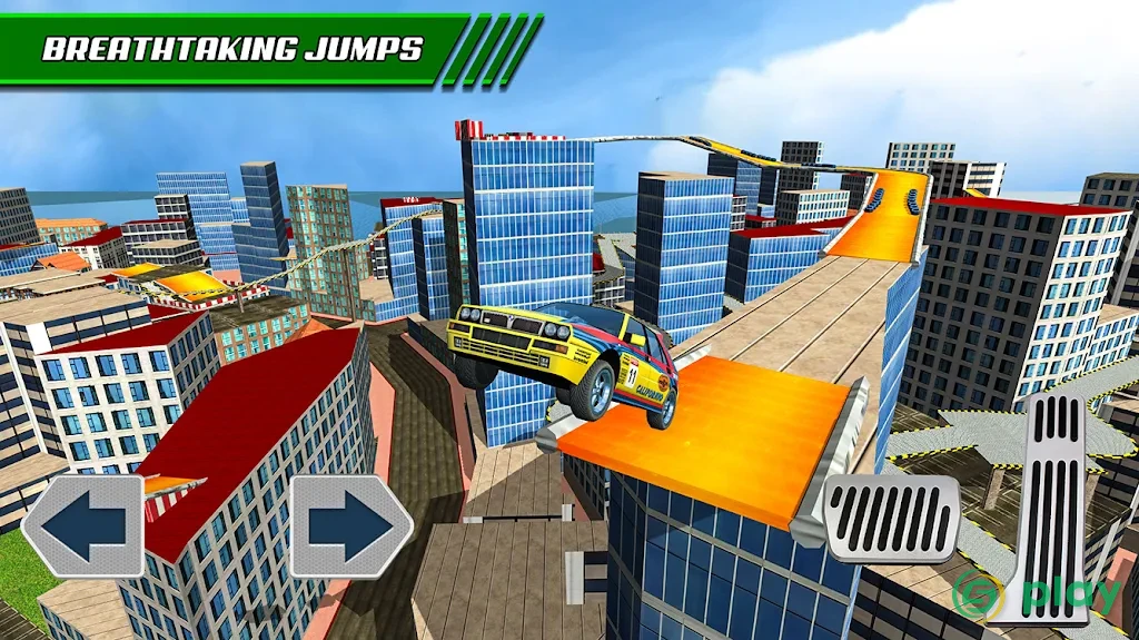 Roof Jumping Car Parking Games — скриншот 7