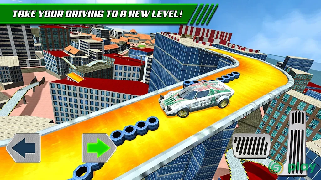 Roof Jumping Car Parking Games — скриншот 9