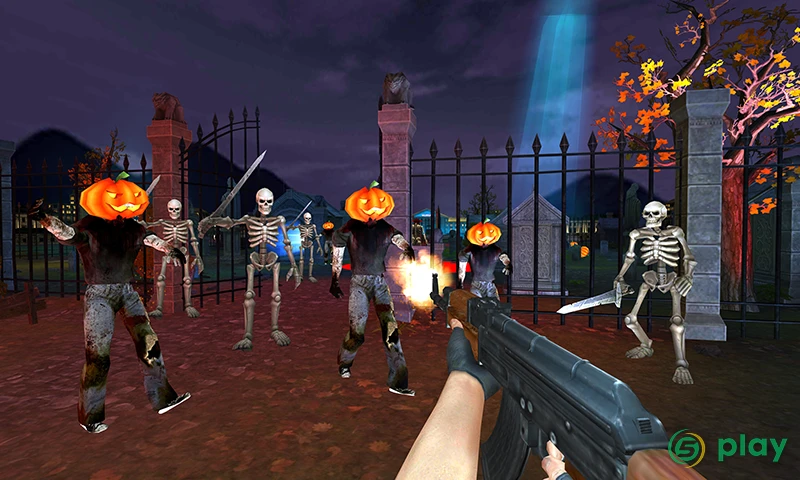 Dead Zombie Shooter - Graveyard fighting — скриншот 2