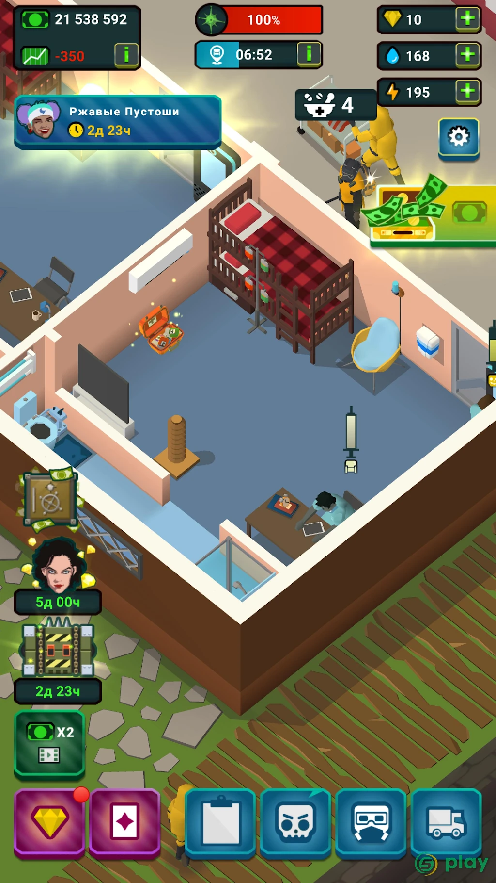 Zombie Hospital - Idle Tycoon — скриншот 6