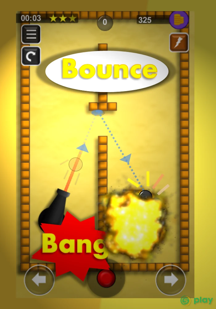 Bounce N Bang - Physics Puzzle Premium Version — скриншот 1