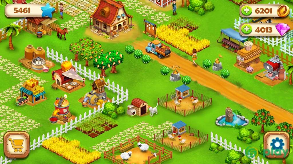Paradise Hay Farm Island - Offline Game — скриншот 8