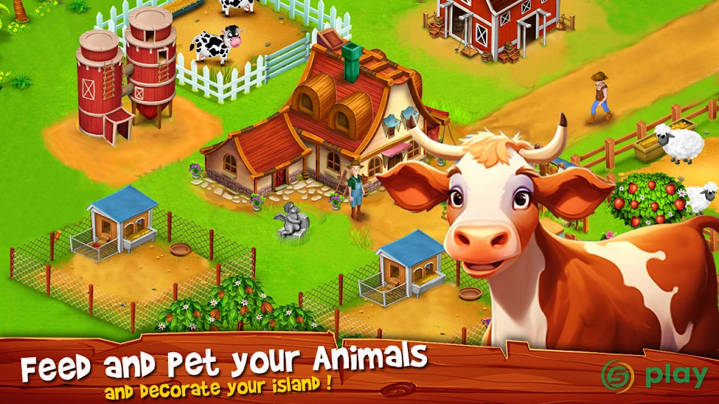 Paradise Hay Farm Island - Offline Game — скриншот 9