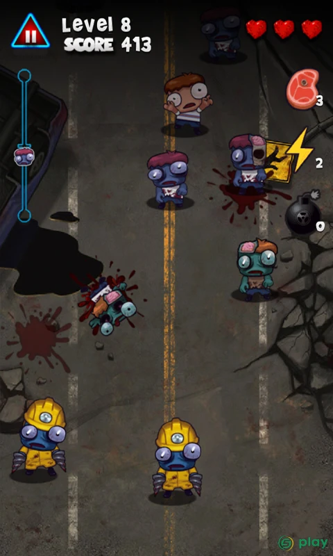 Сокрушитель зомби Zombie Smash — скриншот 4