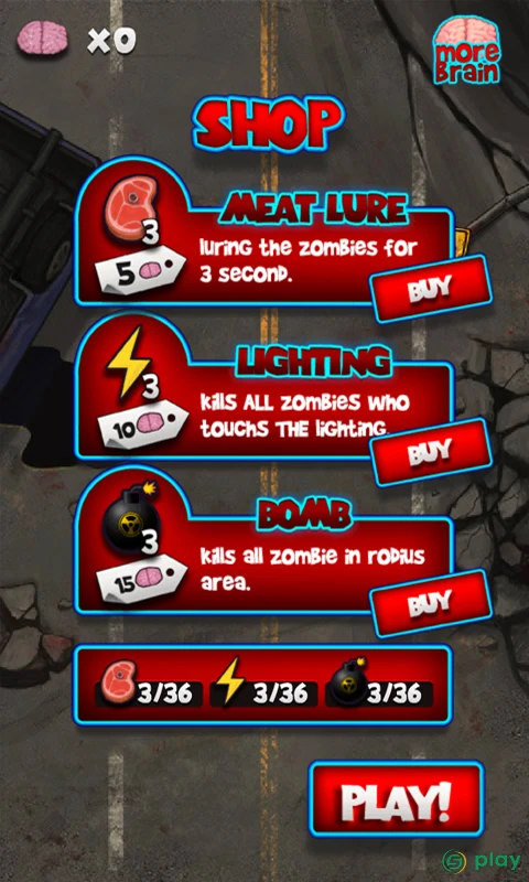 Сокрушитель зомби Zombie Smash — скриншот 5