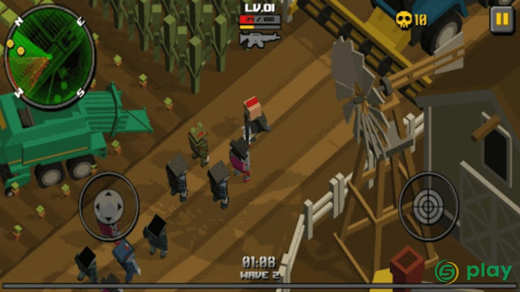 Cube Zombie Hunter — скриншот 6