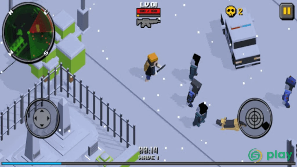 Cube Zombie Hunter — скриншот 8