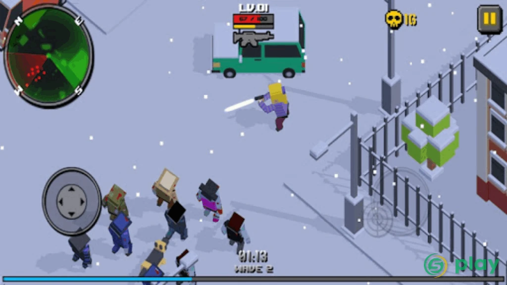 Cube Zombie Hunter — скриншот 9