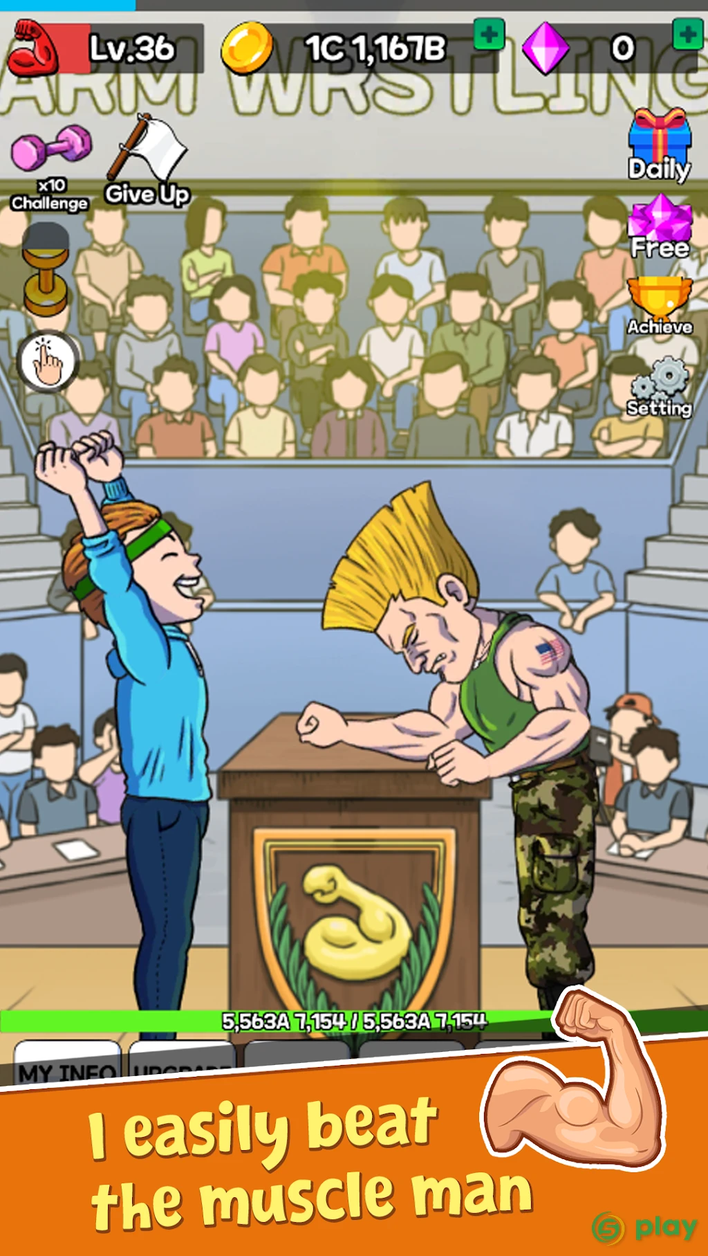 Arm Wrestling Clicker — скриншот 4