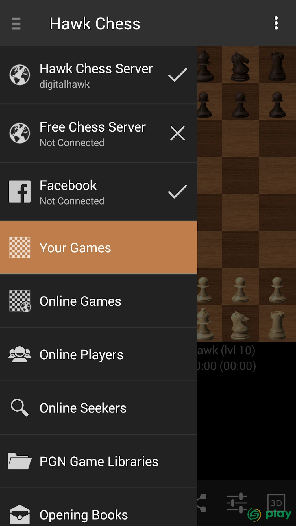 Hawk Chess — скриншот 2
