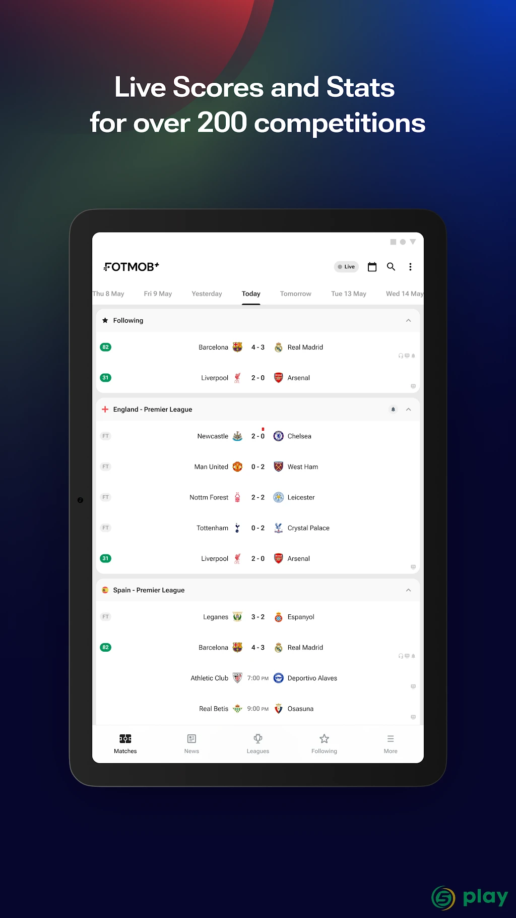 FotMob Pro - Live Soccer Scores — скриншот 9