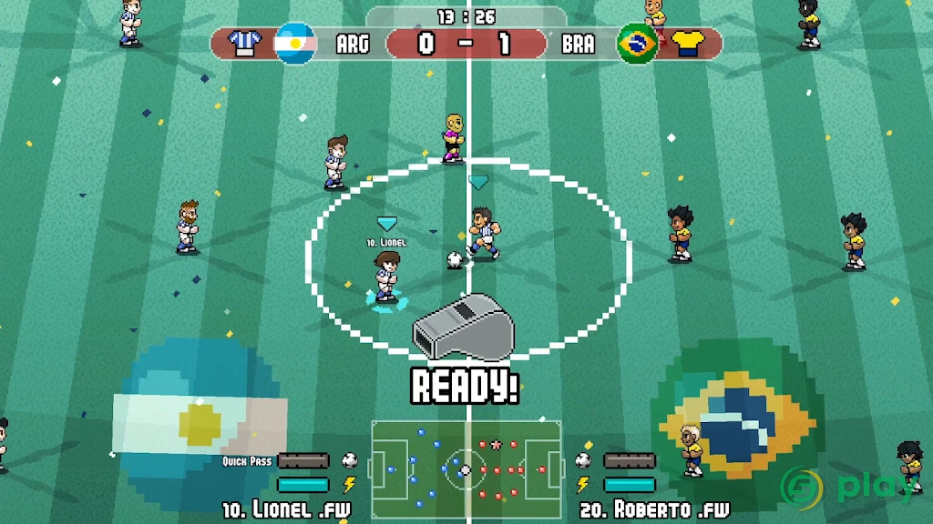 Pixel Cup Soccer - Ultimate — скриншот 1