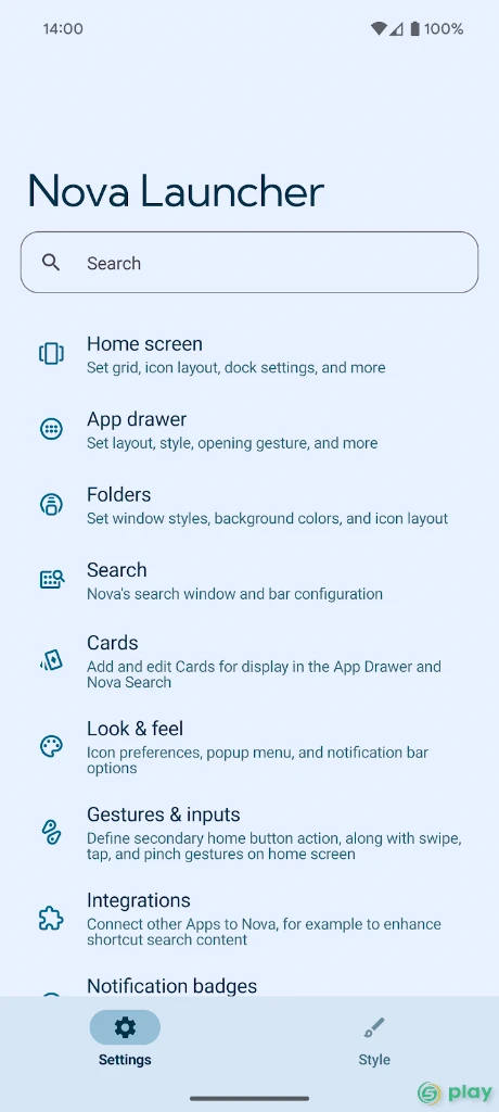 Nova Launcher Prime — скриншот 8