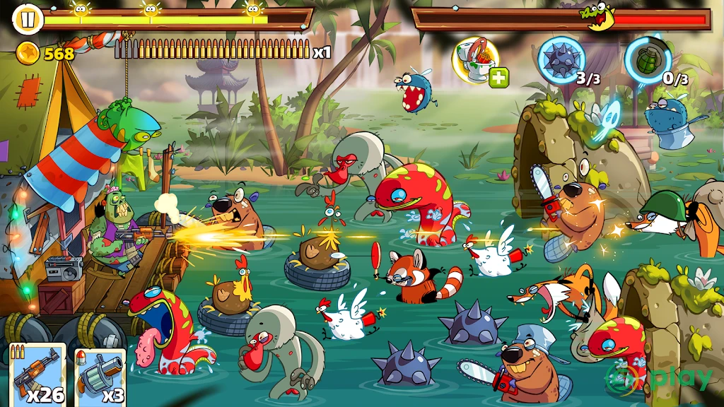 Swamp Attack 2 — скриншот 3