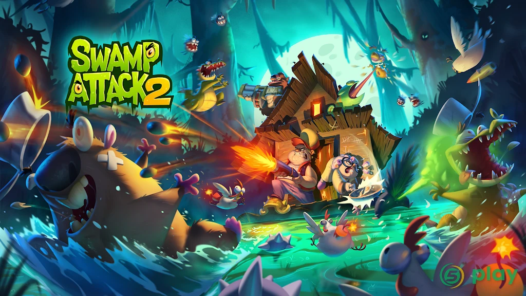 Swamp Attack 2 — скриншот 6