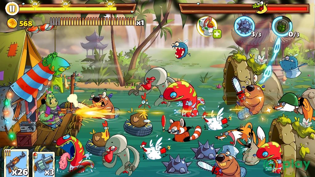 Swamp Attack 2 — скриншот 9