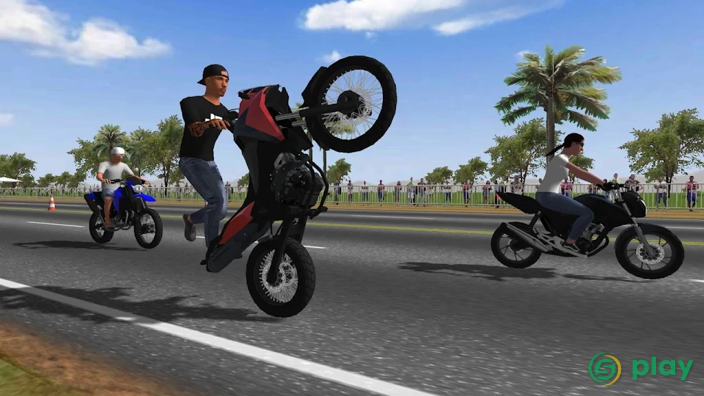 Moto Wheelie 3D — скриншот 1