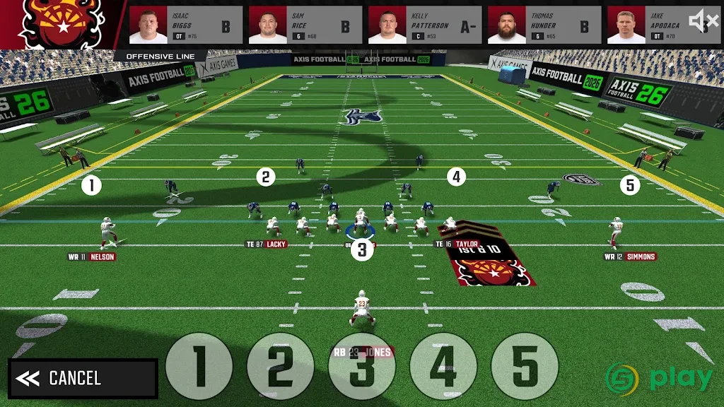 Axis Football Mobile — скриншот 1
