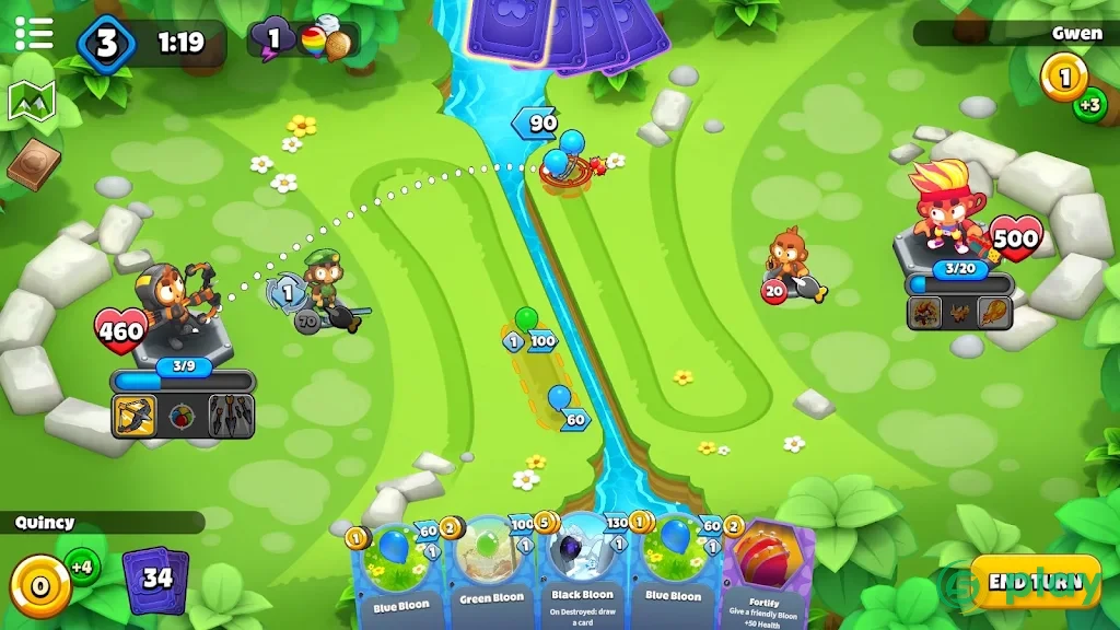 Bloons Card Storm — скриншот 1