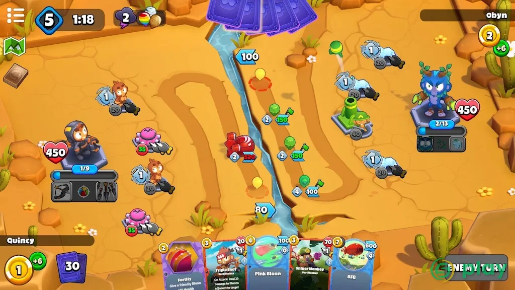 Bloons Card Storm — скриншот 5