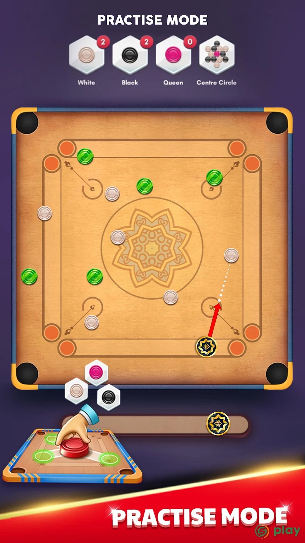 Carrom King — скриншот 4