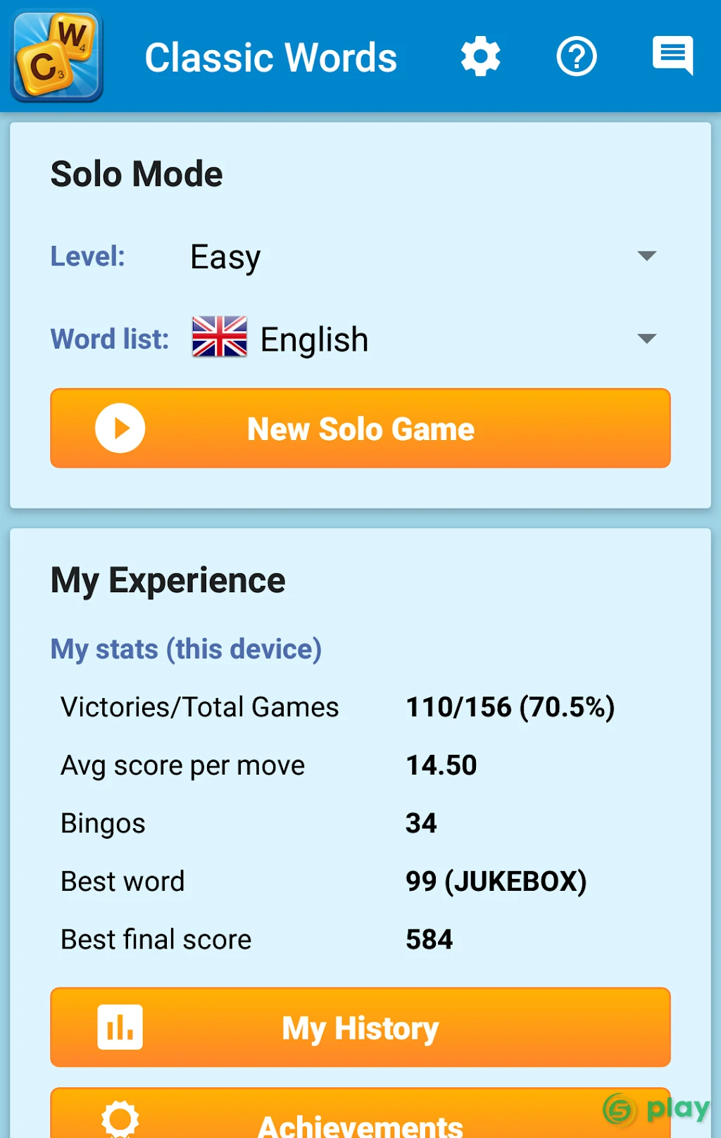 Classic Words Plus — скриншот 5