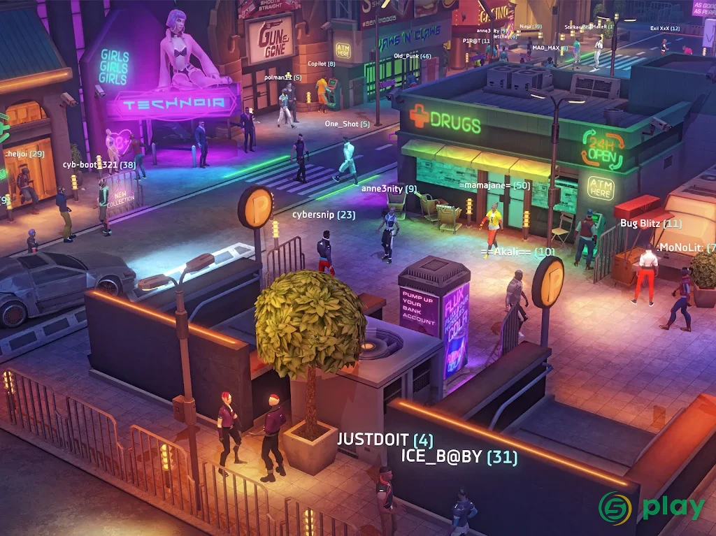 Cyberika: Экшен-RPG в стиле киберпанк — скриншот 9