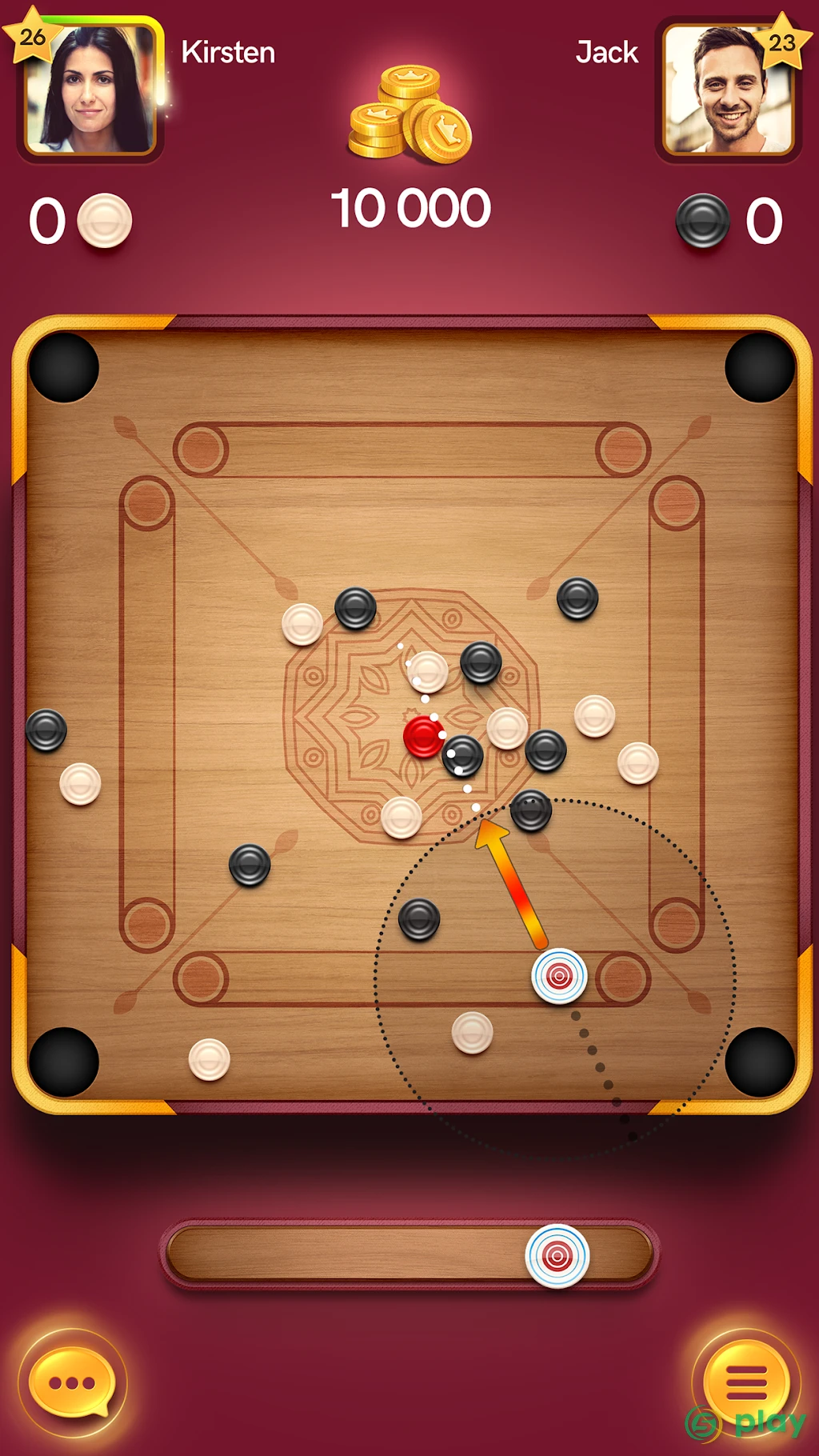 Disc Pool Carrom — скриншот 4