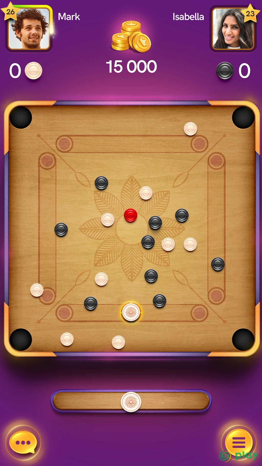 Disc Pool Carrom — скриншот 6