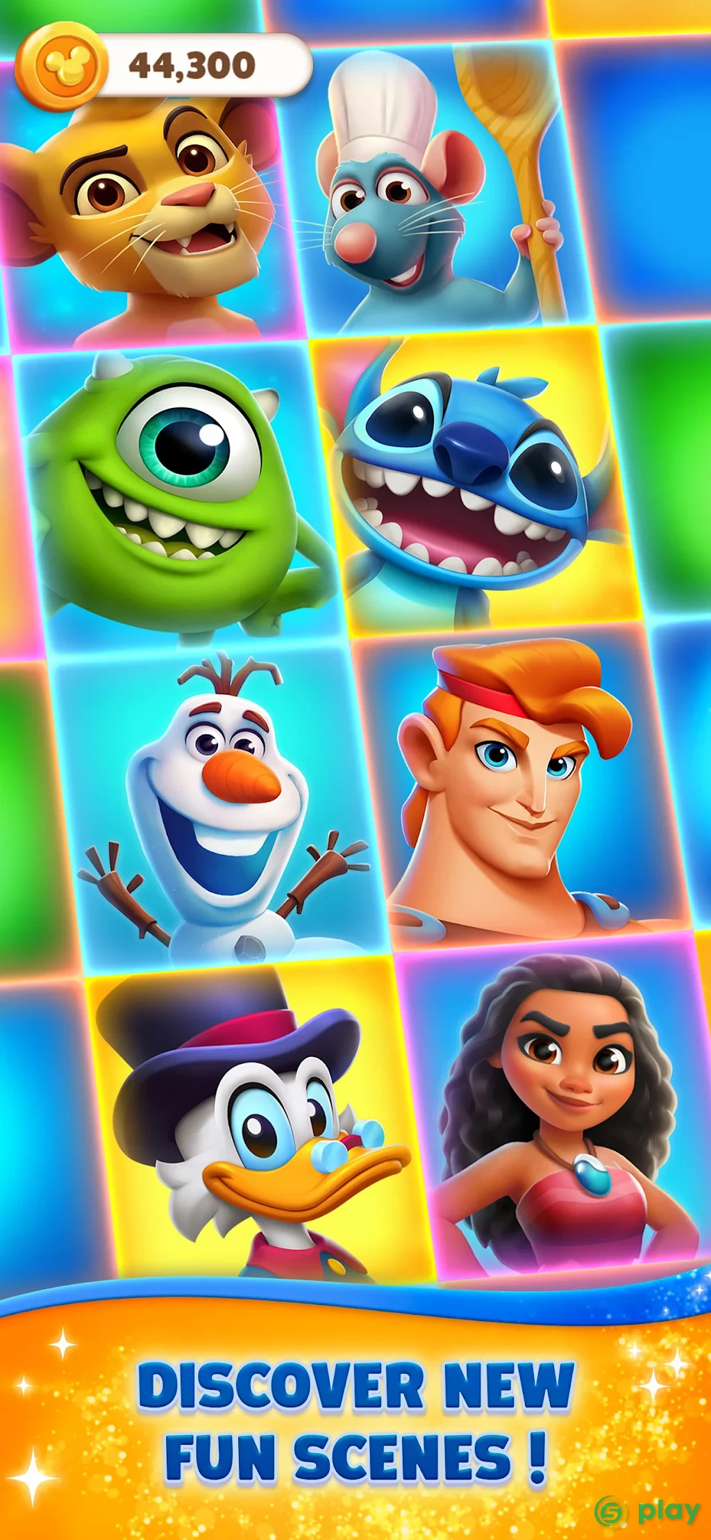 Disney Solitaire — скриншот 2