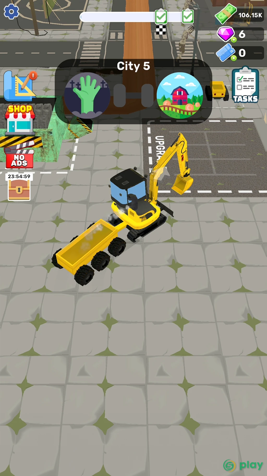Dozer Demolish: Снос города — скриншот 5