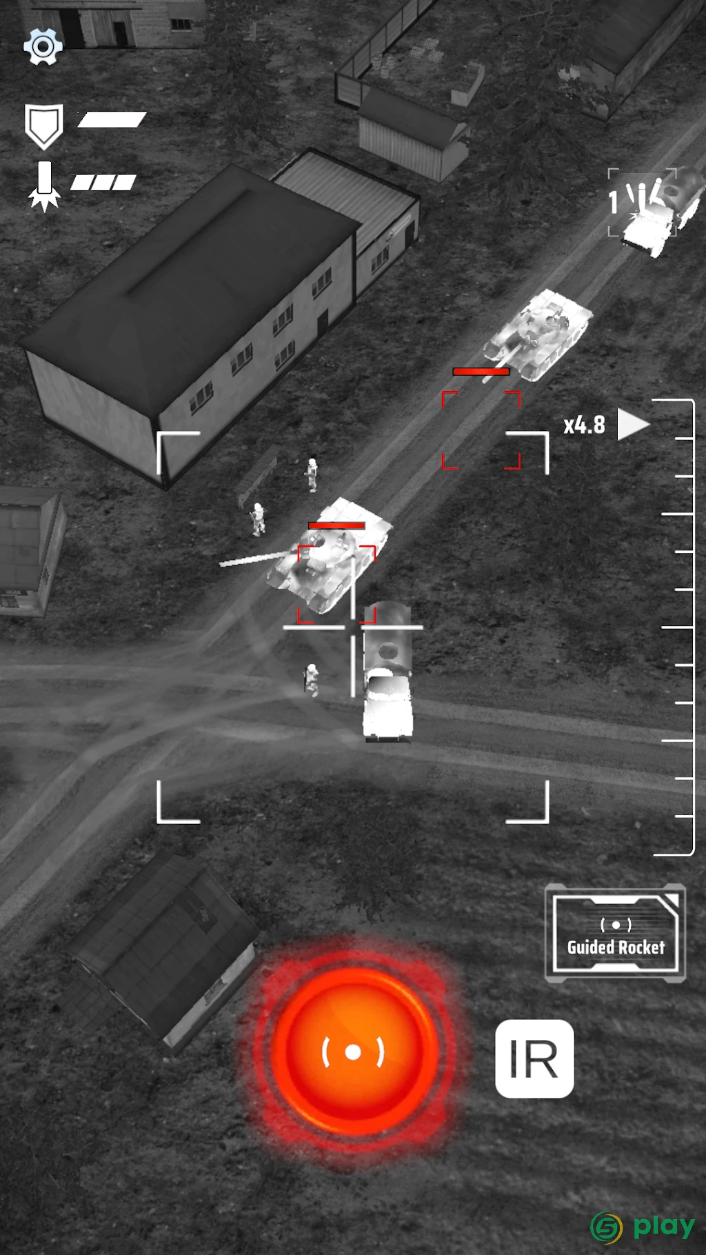 Военный удар дрона 3D — скриншот 1
