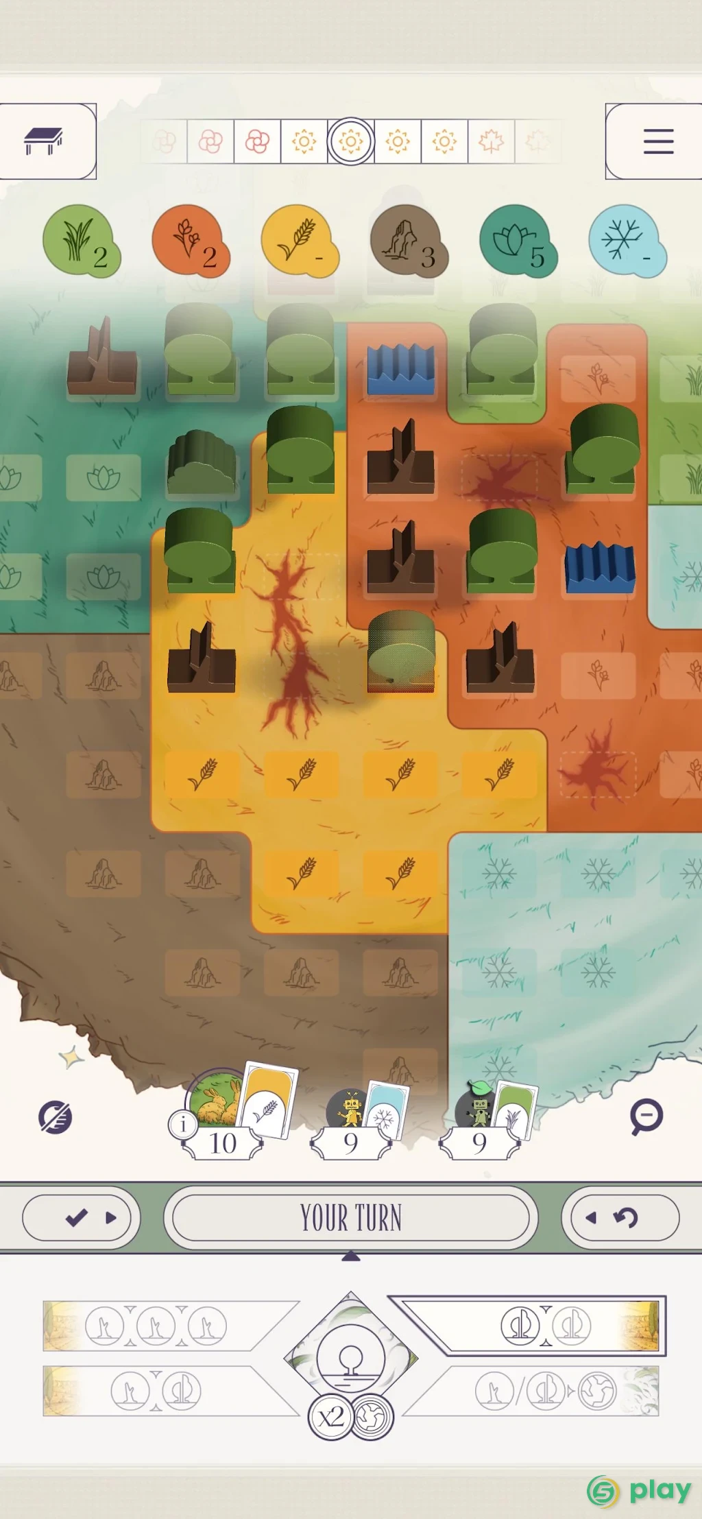 Evergreen: Настольная игра — скриншот 3