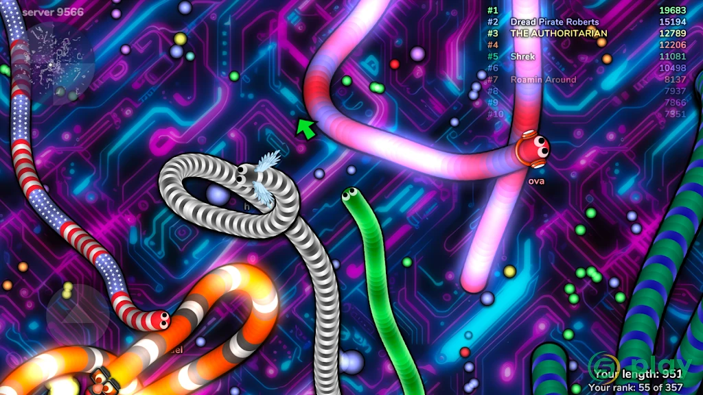Slither.io — скриншот 3