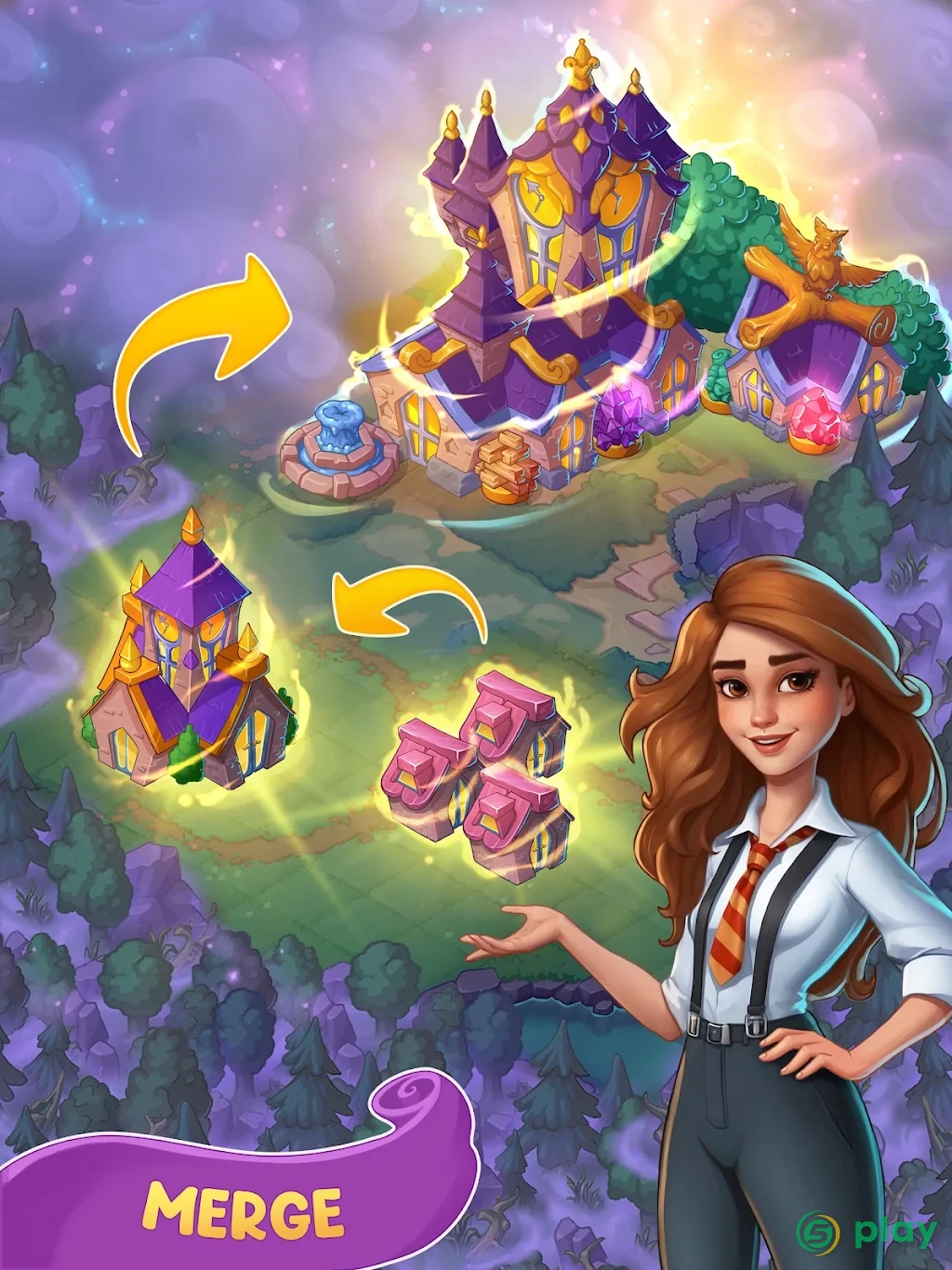 Fable Town: Игры на слияние — скриншот 1