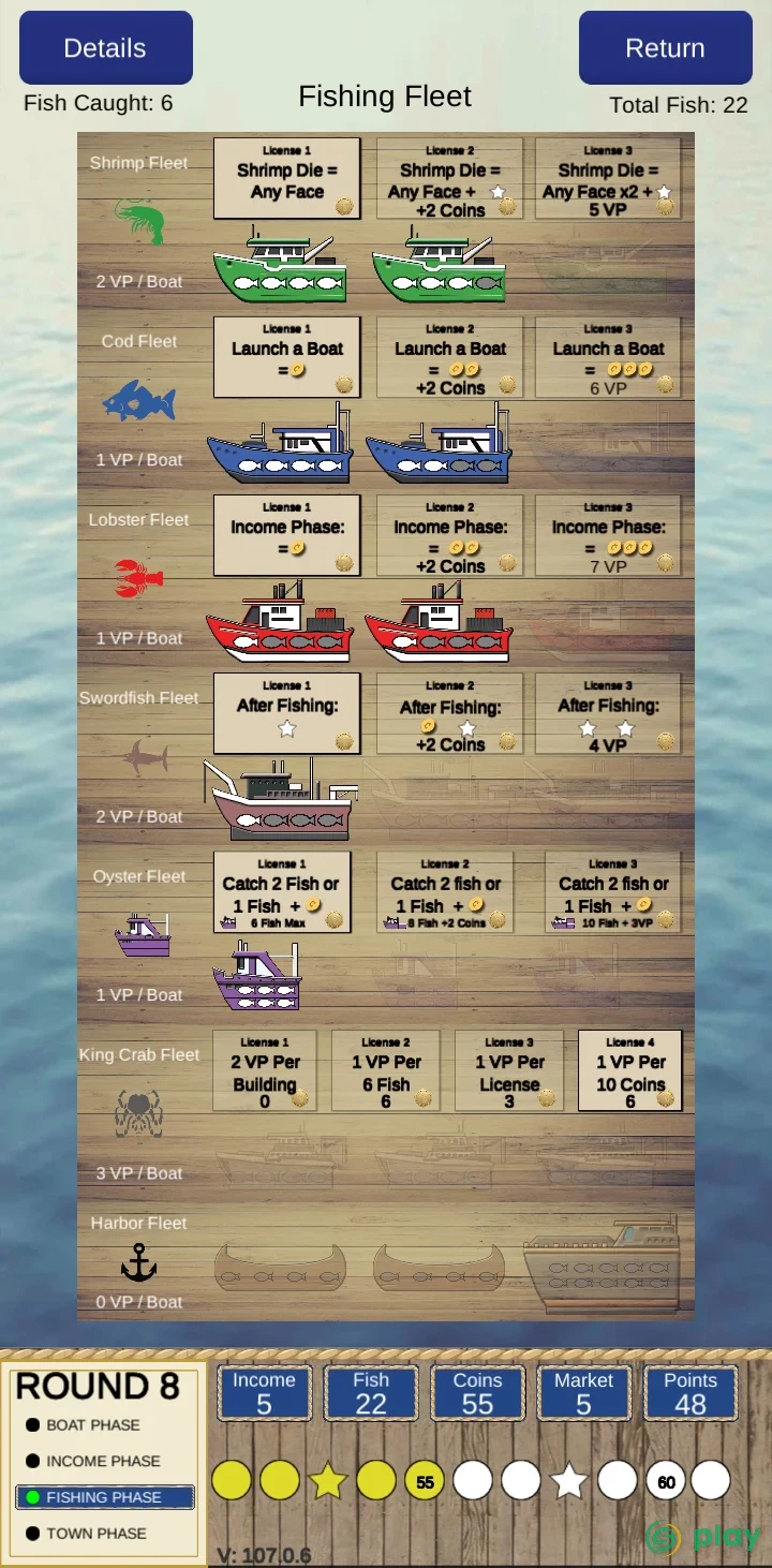 Fleet: Игра в кости — скриншот 5