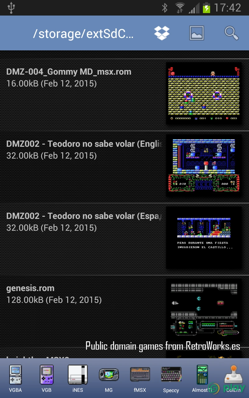 fMSX Deluxe – Полный эмулятор MSX — скриншот 6