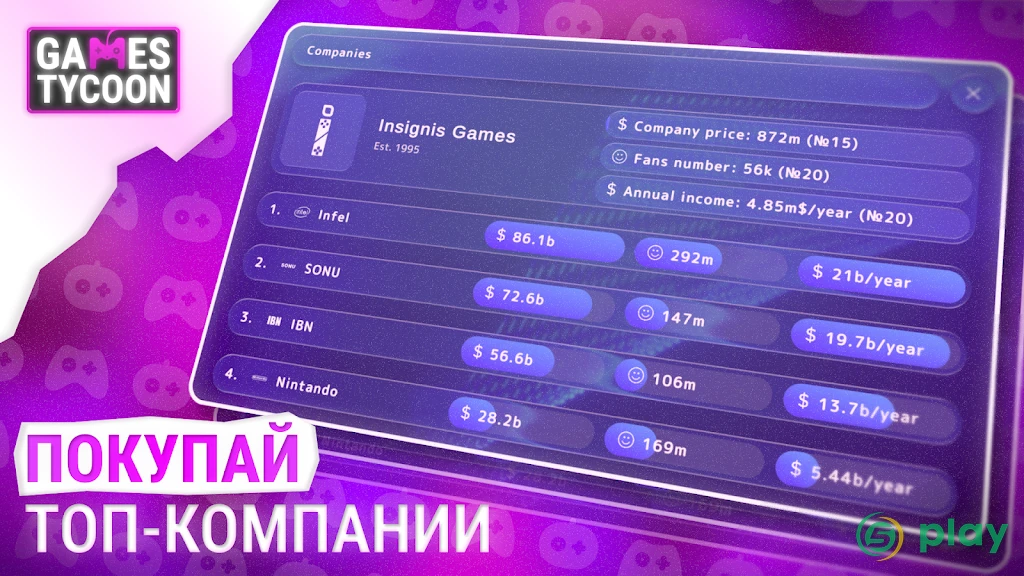 Games Tycoon Pro — скриншот 4