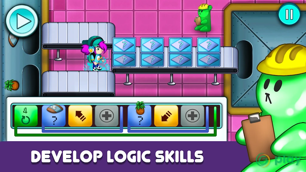 Glitch Hero: Игры по программированию для детей — скриншот 4