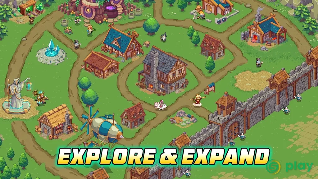 Guardian War: Пиксельные RPG-игры — скриншот 3